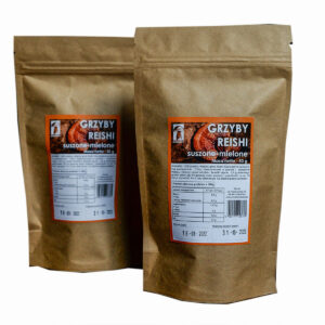Reishi mielone 50 g – proszek Ganoderma Lucidum grzyb funkcjonalny